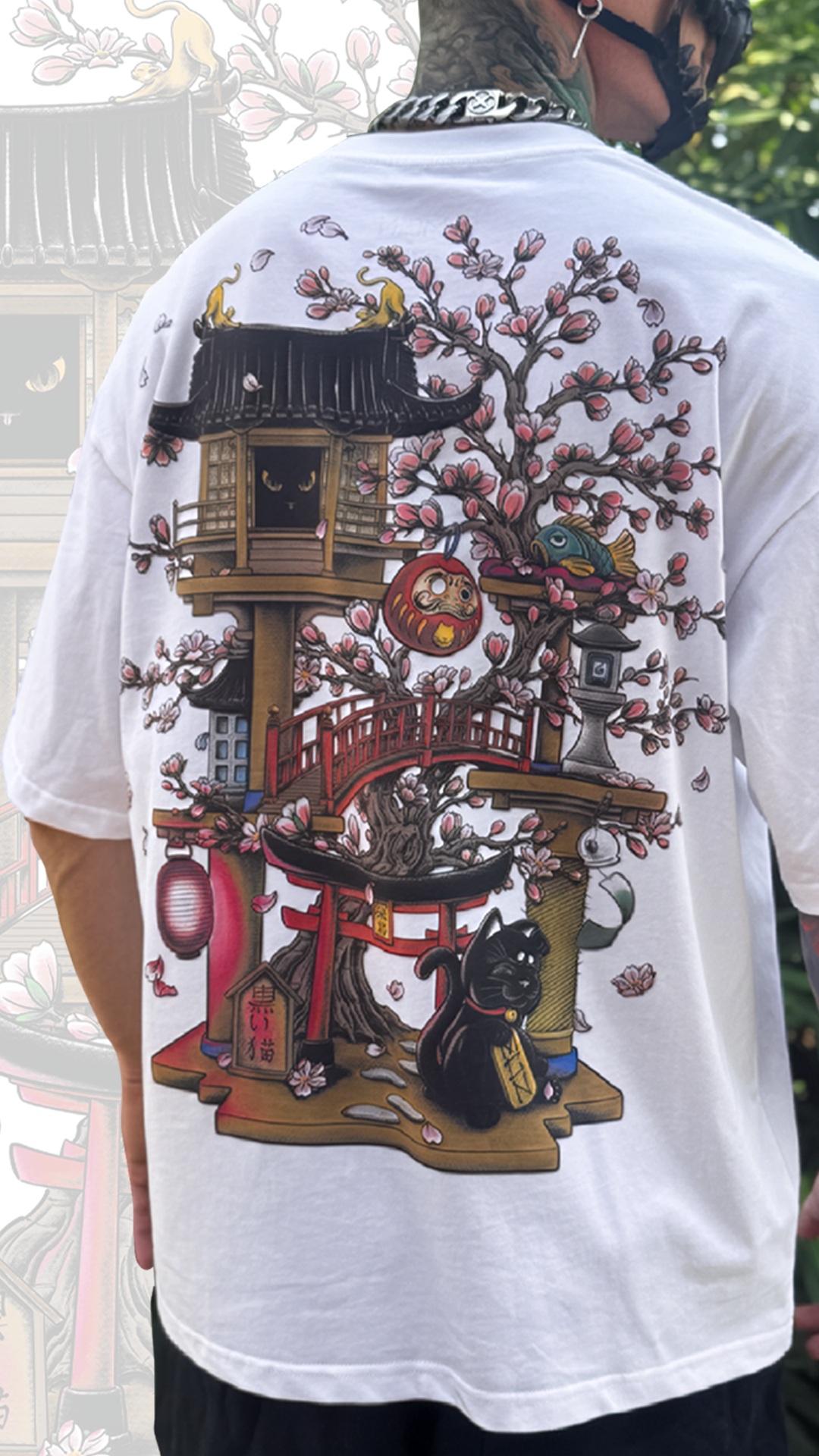 CAT/TREE X DEEPNORTH Teeshirt Oversize 240gr